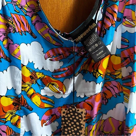 NWT Nooworks MINI Misty Lobster Dream dress with pockets XL - Picture 5 of 6